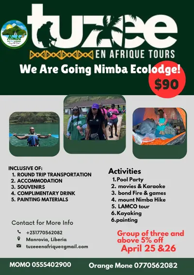 We Are Going Nimba Ecolodge!